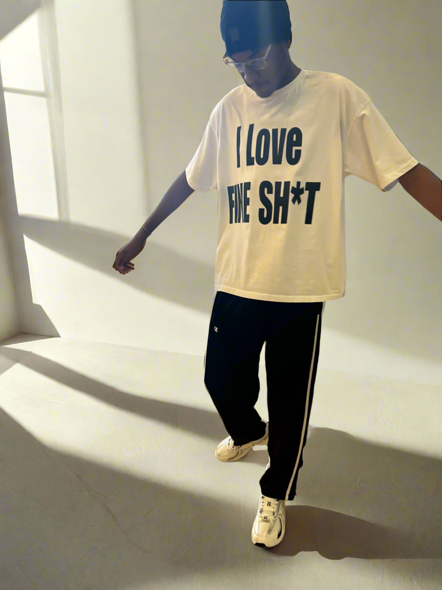 I LOVE FINE SH*T over sized T-shirt